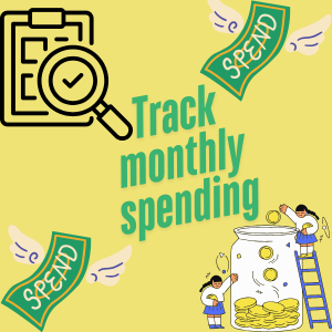 Track your monthly spendings
